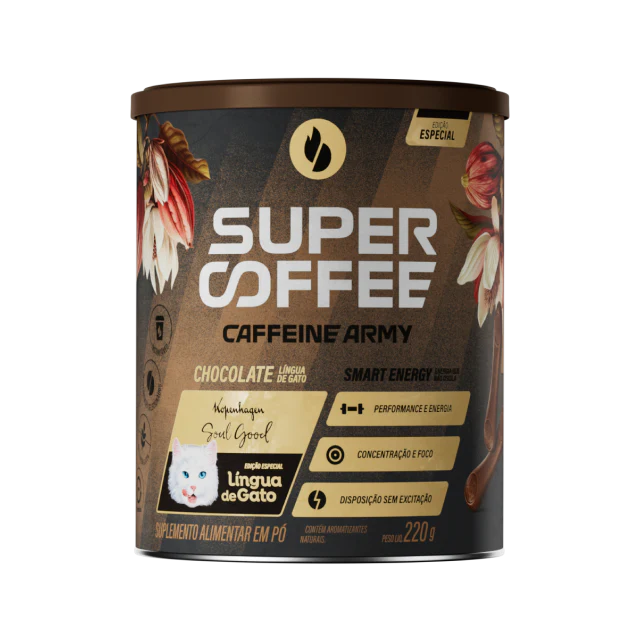 SuperCoffee Chocolate Língua de Gato 220g